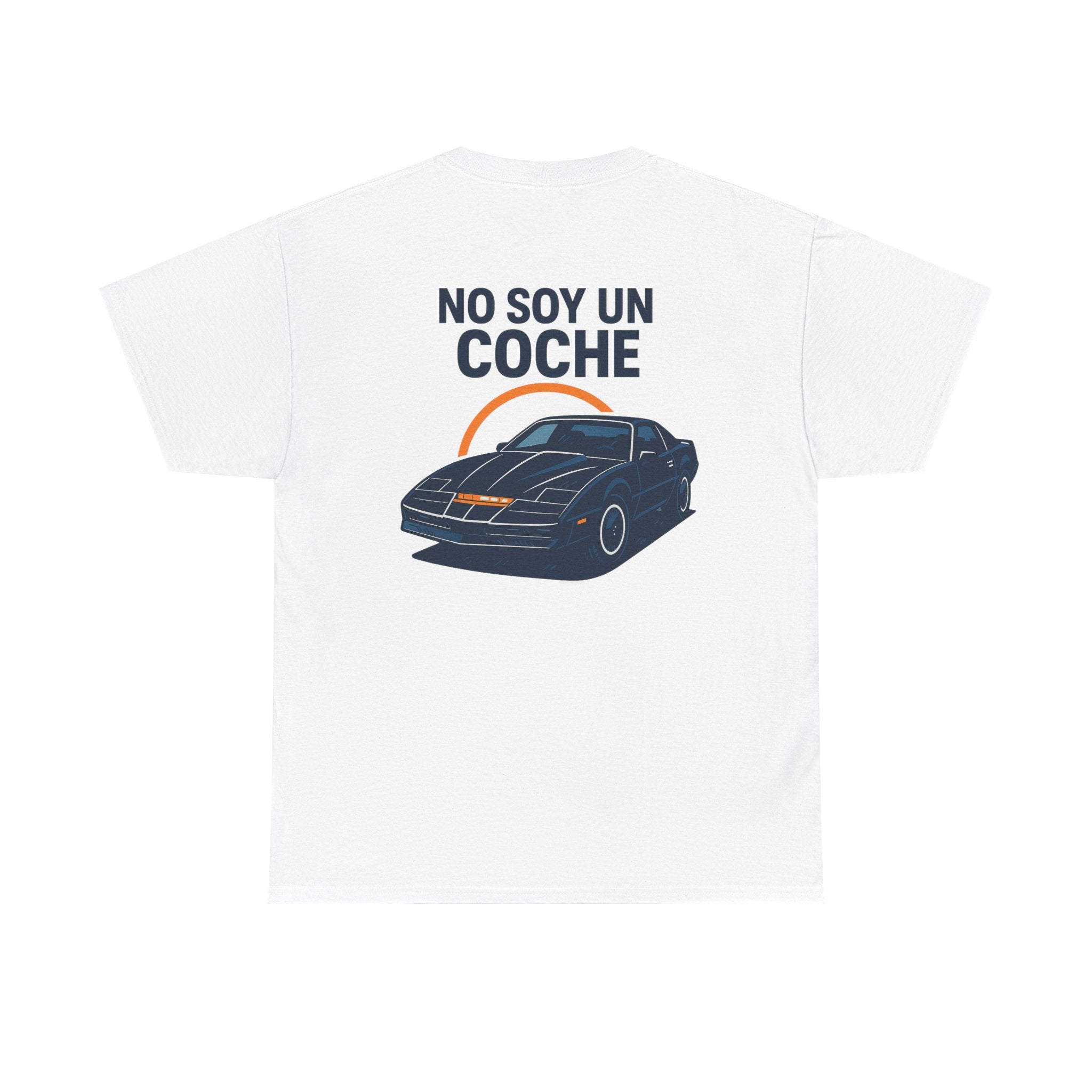 Camiseta Coche Fantastico, Estilo Generación X, Diseño Knight Rider, Pontiac Firebird con escáner rojo,, No Soy Un Coche