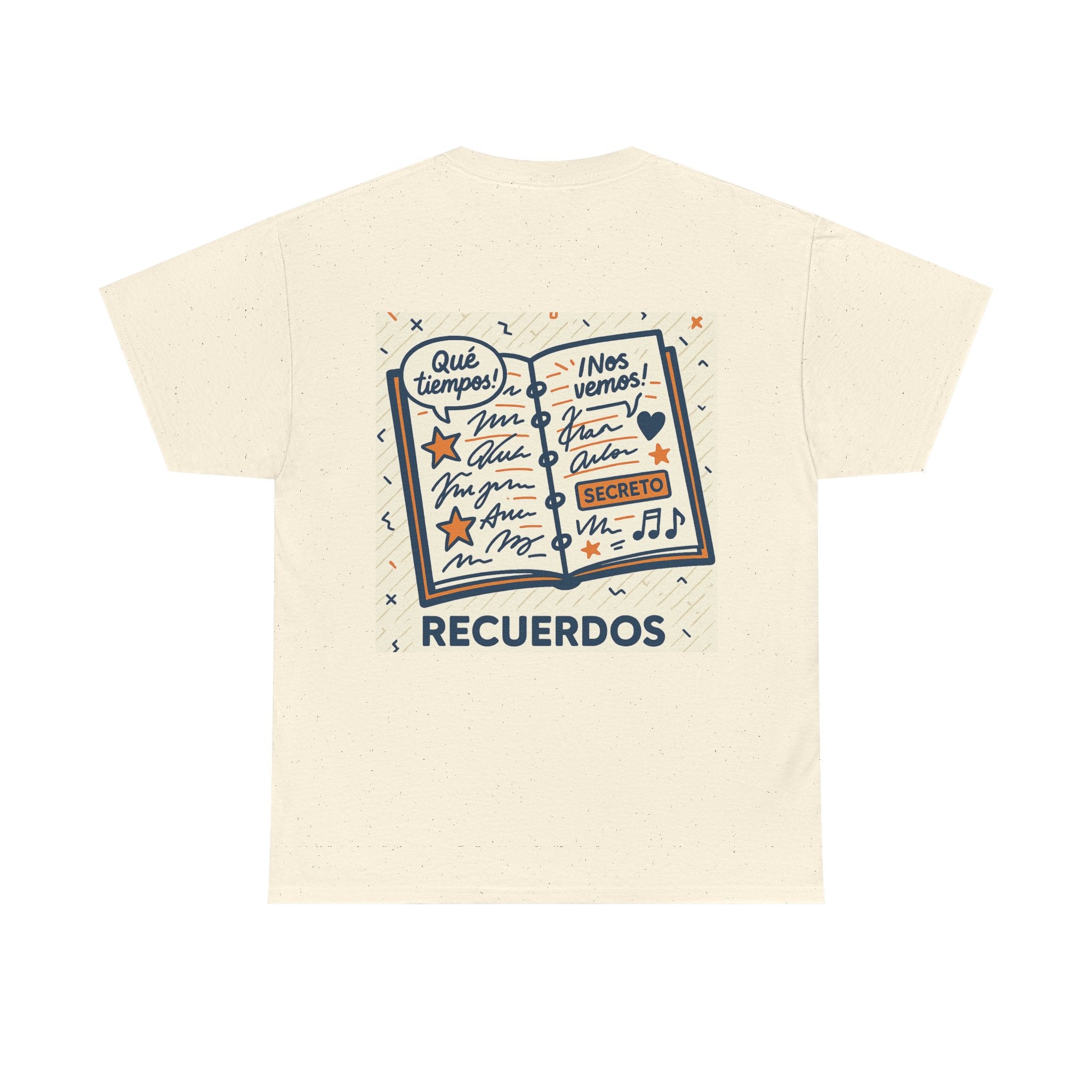 ¡Revive los Recuerdos! Camiseta con Estilo Retro y Nostalgia de Papel