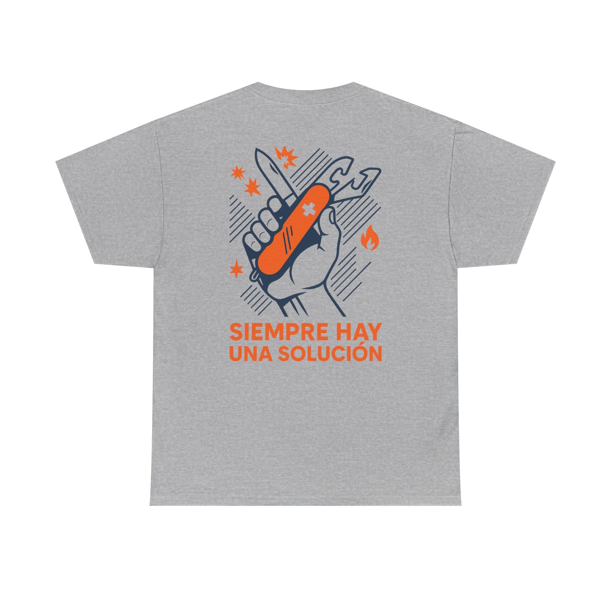 Camiseta Multiusos, T-Shirt Retro para Gen X, Siempre Hay una Solución, Diseño Vintage Aventuras Urbanas