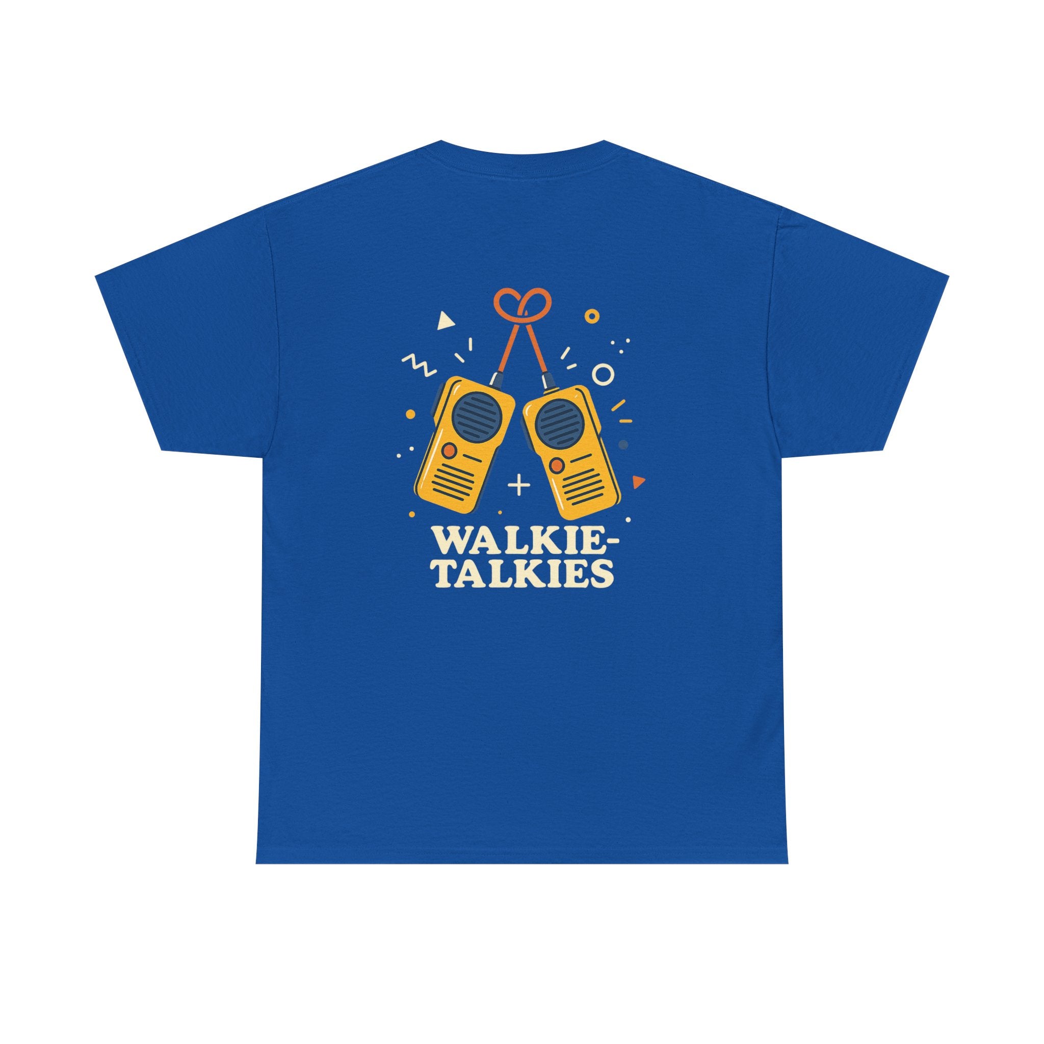 Camiseta Walkie-Talkies, T-Shirt Retro Comunicacion, Gen X España, Diseño Vintage Amistad