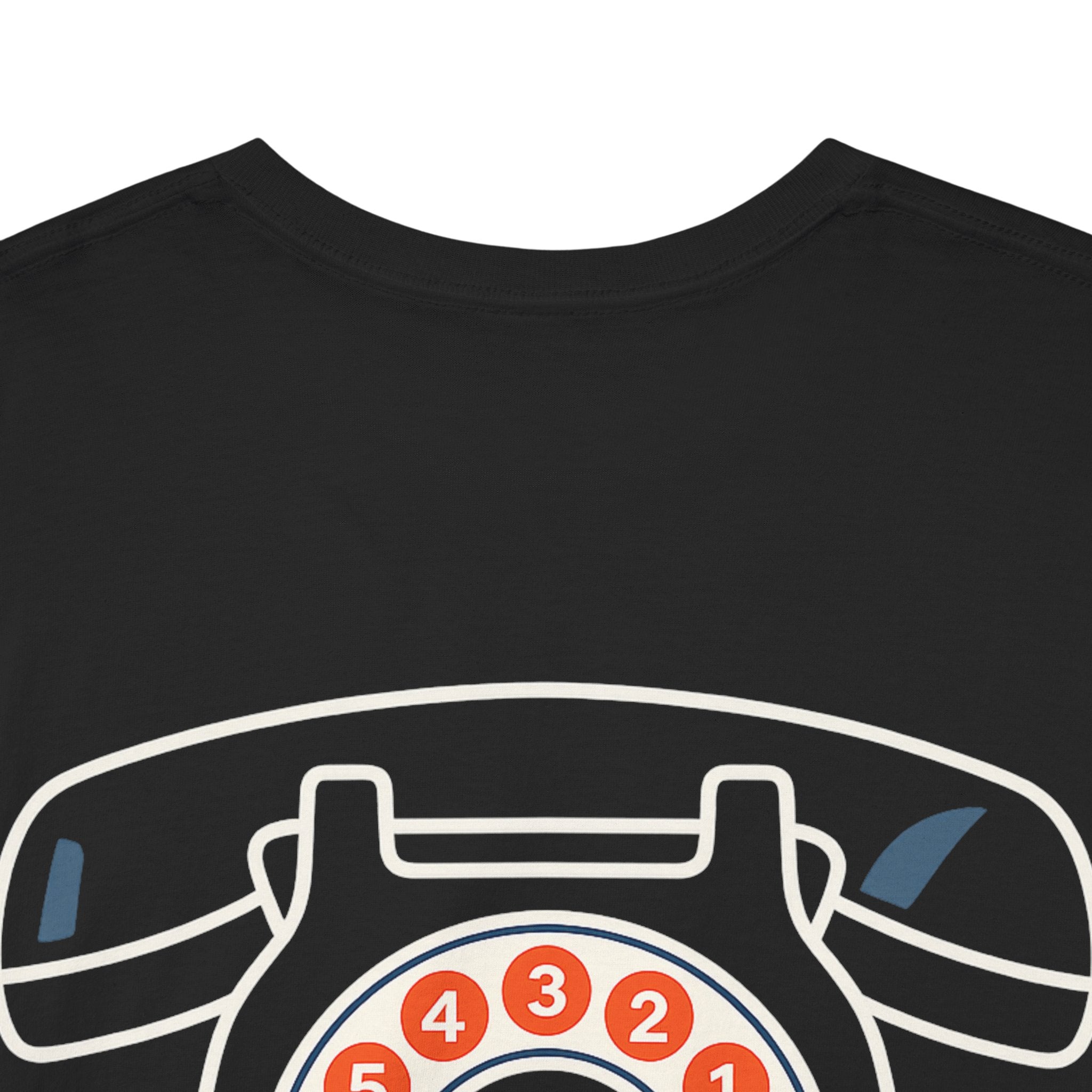 Camiseta Retro Teléfono de Disco, Estilo Vintage 80s