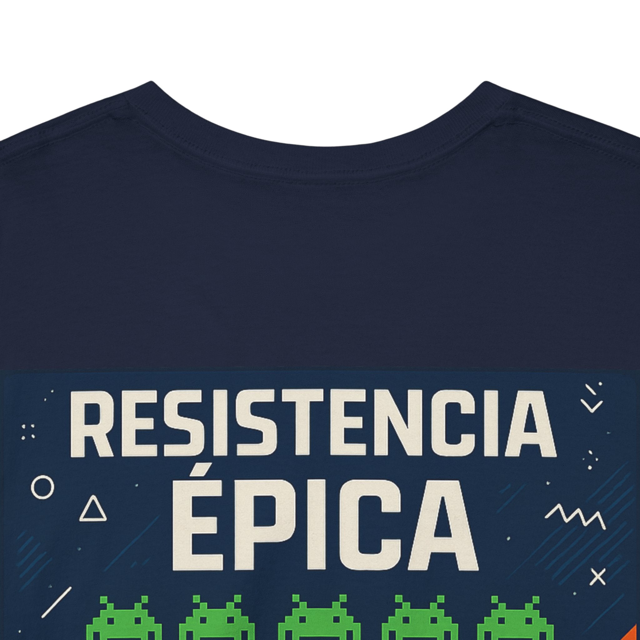 Pixel Art Space Invaders Epic Resistance Unisex Tee - Retro Arcade Gamer Shirt, 80s Style, Last Ship Standing, Gaming Apparel
