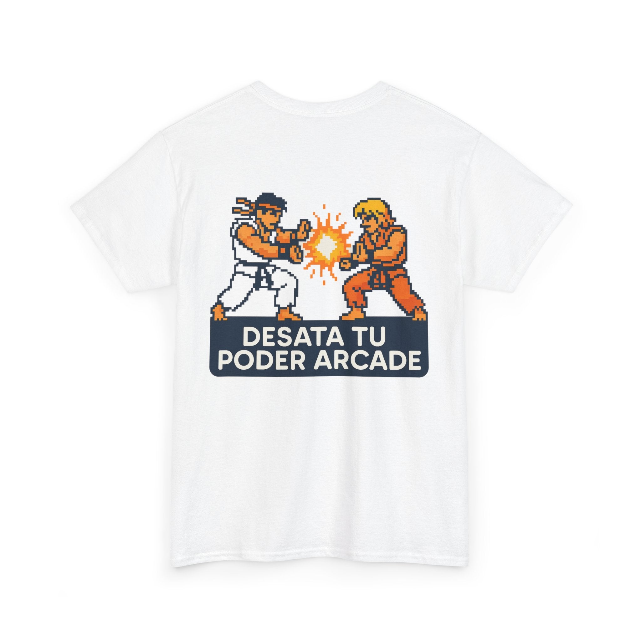 Desata Tu Poder Arcade, Camiseta Retro Unisex Peleas Pixel, Arcade Fighters Tee, Classic Gamer Shirt, Vintage Joystick Combo, Gaming
