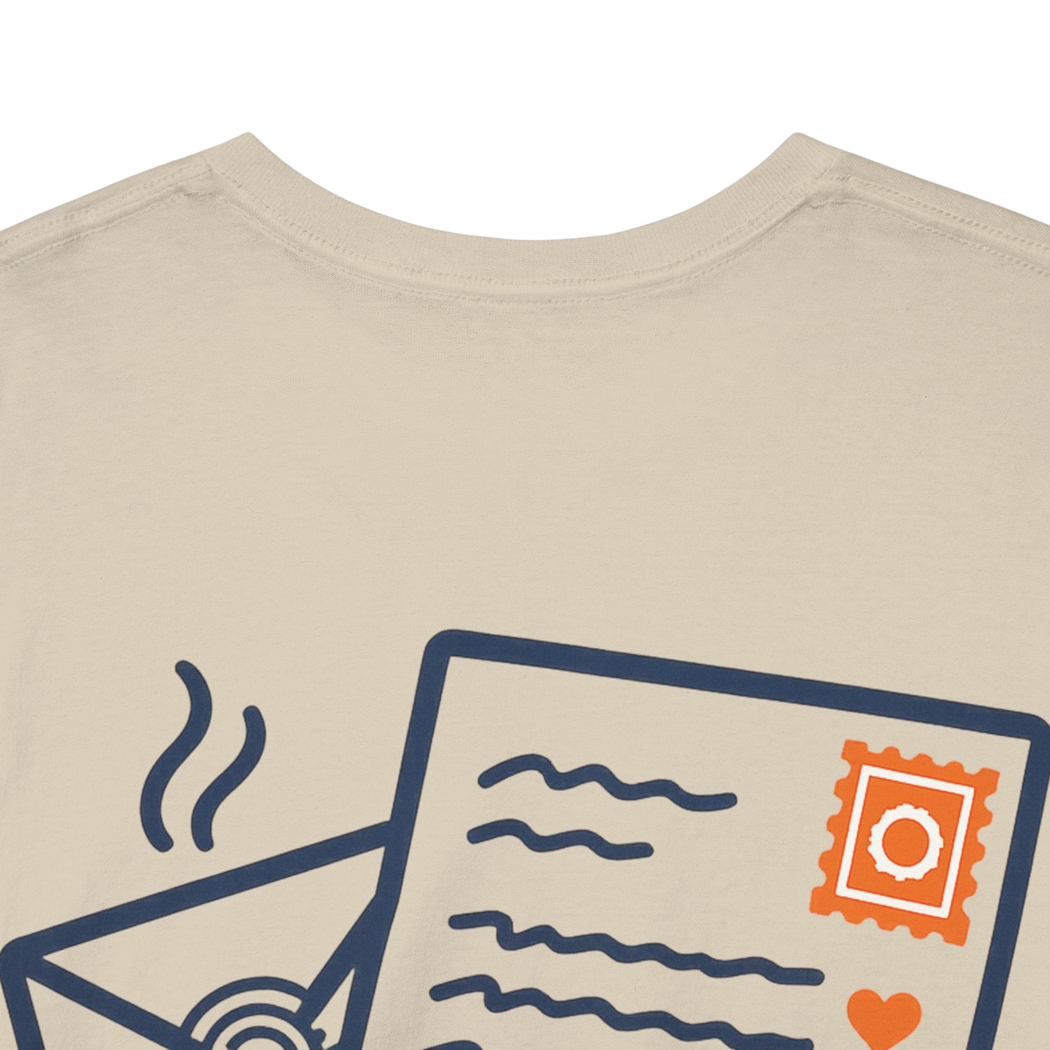 Camiseta Cartas Vintage, Estilo Retro 80s, Nostálgico, Recuerdos de Juventud, Mensajes que Conectan