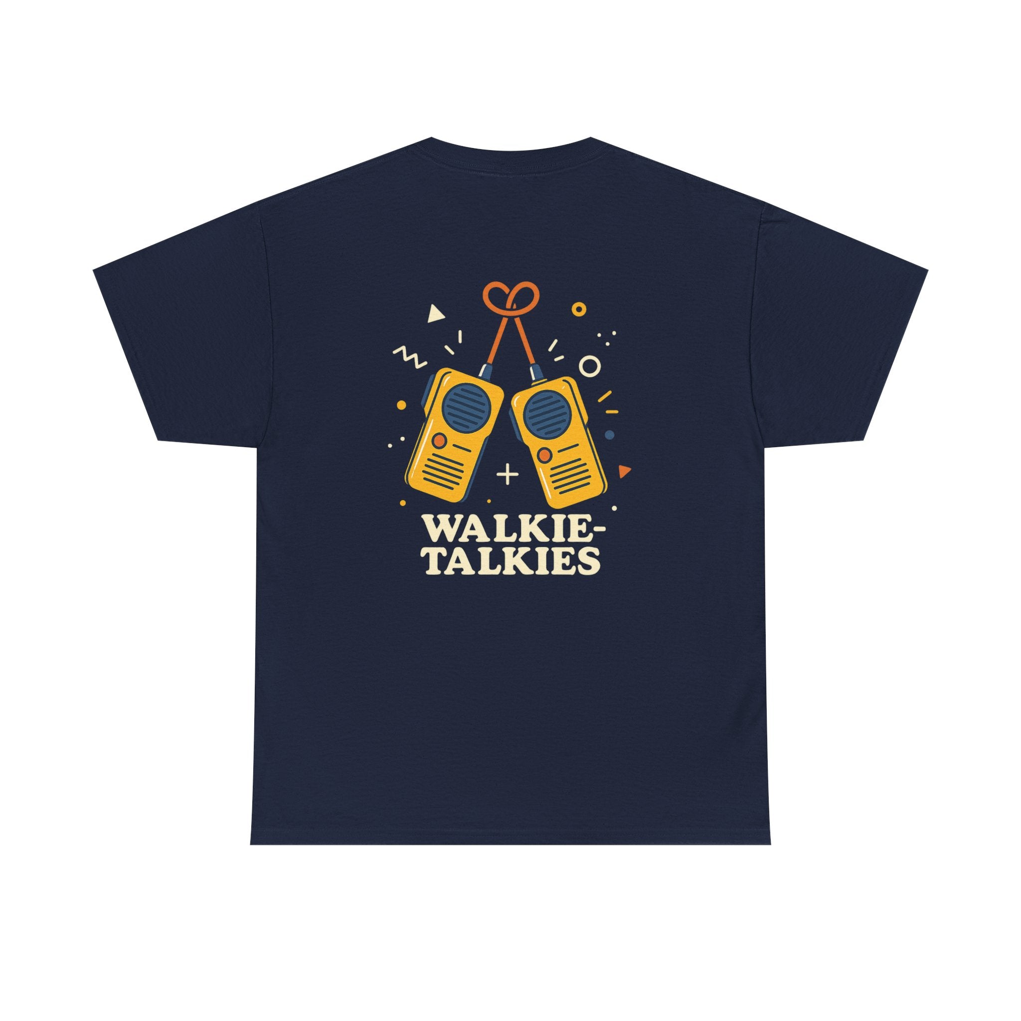 Camiseta Walkie-Talkies, T-Shirt Retro Comunicacion, Gen X España, Diseño Vintage Amistad