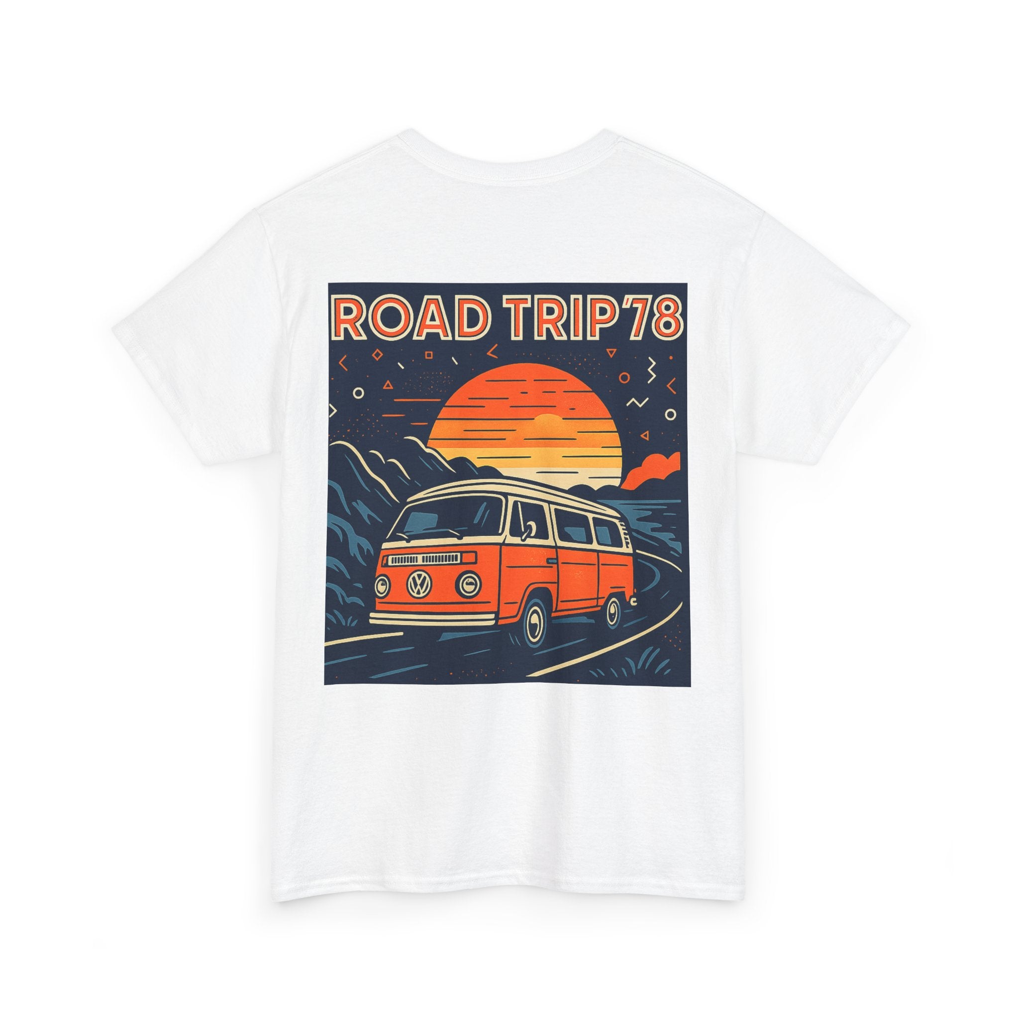 Camiseta Retro Furgoneta Vintage, Road Trip 70s Camiseta Unisex, Viaje en Carretera Estilo 1978, Camiseta Hippie Van Aventura, Travel