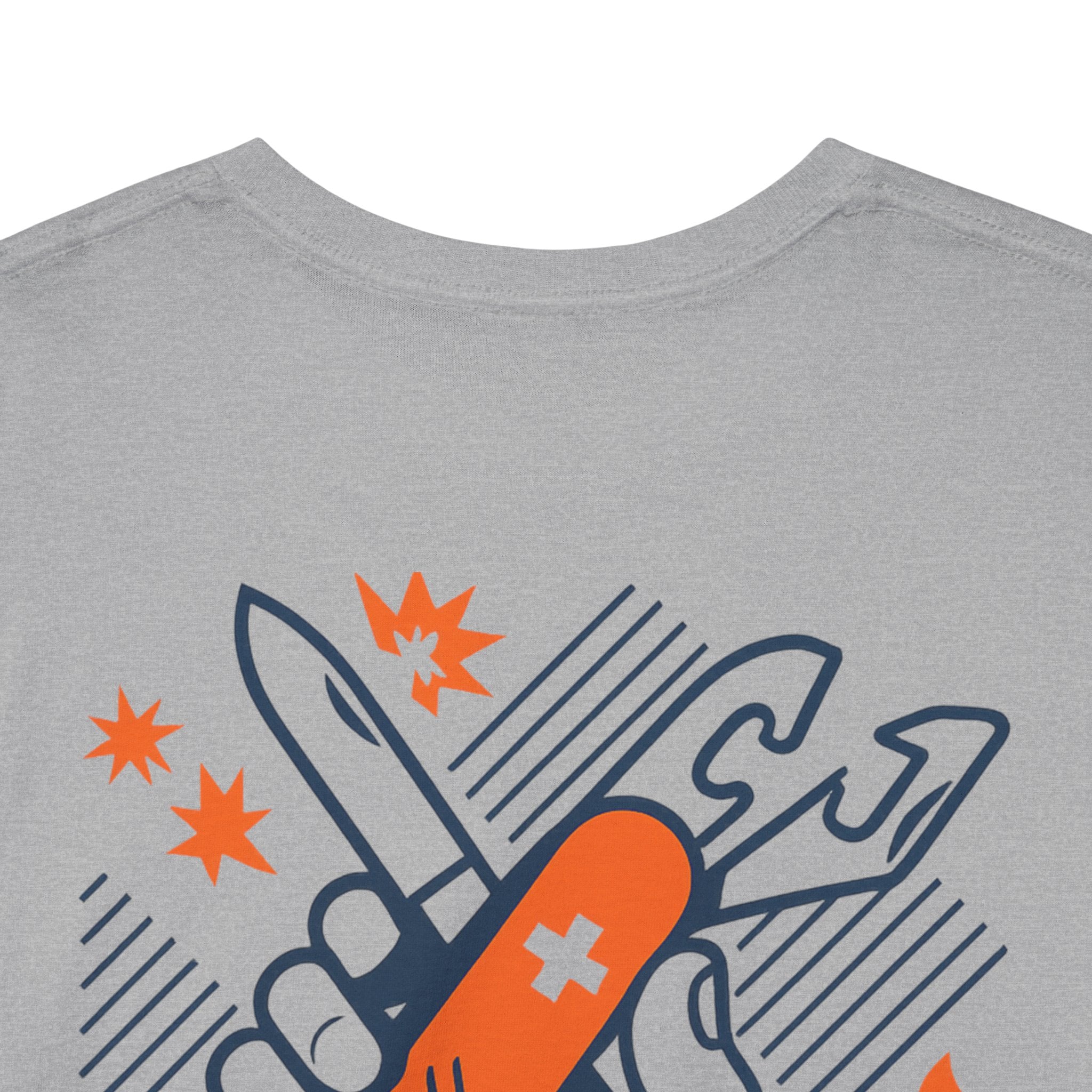 Camiseta Multiusos, T-Shirt Retro para Gen X, Siempre Hay una Solución, Diseño Vintage Aventuras Urbanas