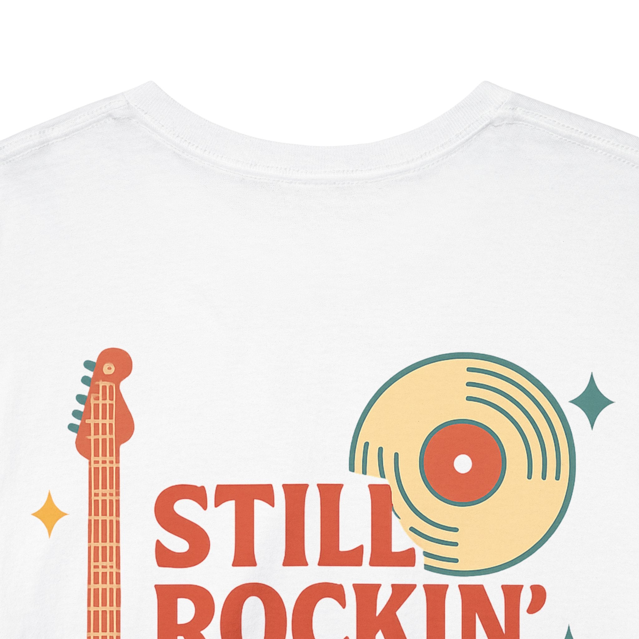 Still Rockin' After All These Years , Camiseta Retro Unisex Rock, Nostalgia Musical, Vintage Rock Guitar, Music Lover Gift,  Vinyl, Walkman