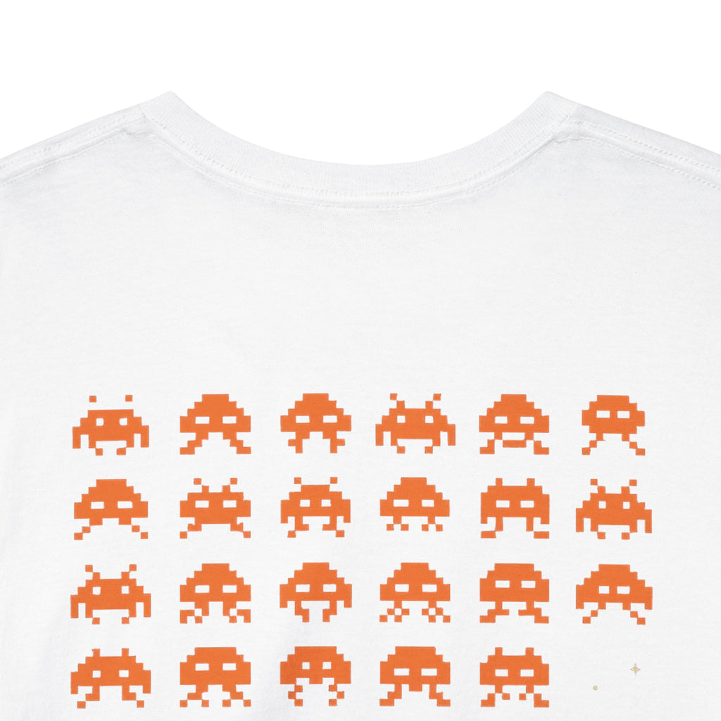 Combate los Marcianitos, Vintage Arcade Gamer Unisex Heavy Cotton Tee, Retro Space Invaders Game Nostalgia Shirt, 80s, Gift for Gamers,