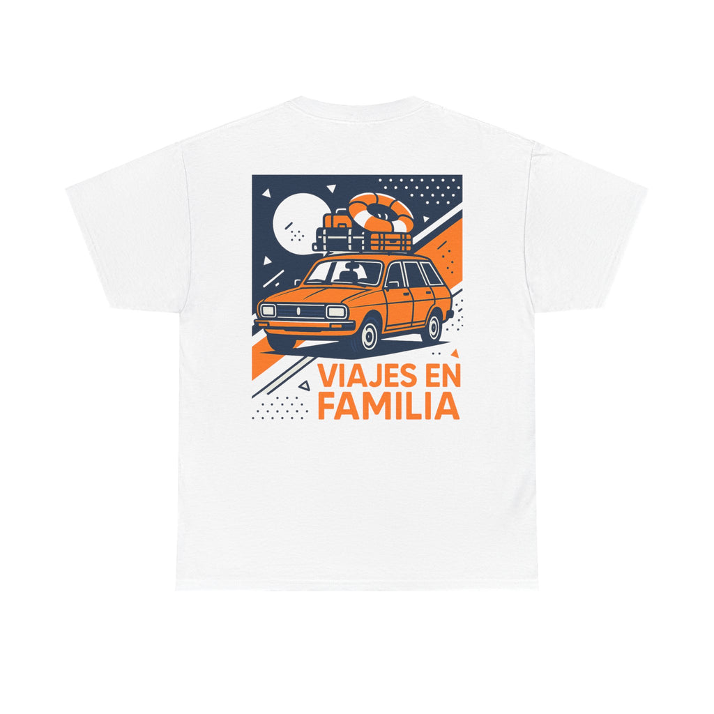 Camiseta Renault 12 Familiar, T-Shirt Retro Viajes 80s, Gen X, Diseño Vintage Vacaciones, ¡Vive la aventura! Camiseta "Viajes en Familia"
