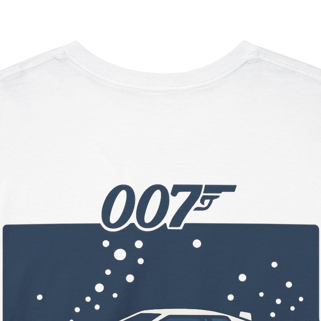 Camiseta Lotus Espirit, T-Shirt James Bond 007, Aventura Retro, Diseño Acuático, Nostalgia de Películas