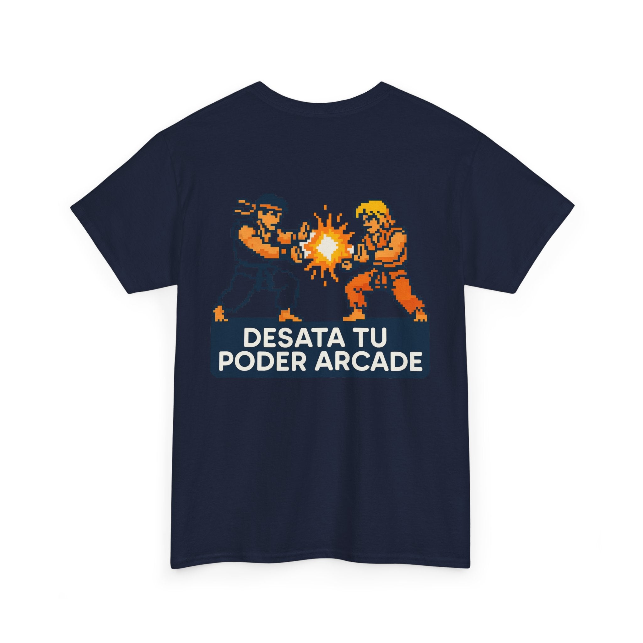 Desata Tu Poder Arcade, Camiseta Retro Unisex Peleas Pixel, Arcade Fighters Tee, Classic Gamer Shirt, Vintage Joystick Combo, Gaming
