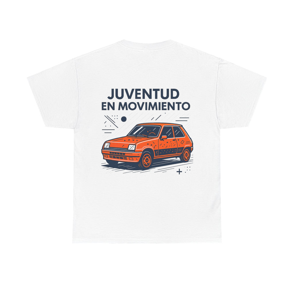 Camiseta Renault 5 Retro, Juventud 80s España, T-Shirt Vintage Gen X, Coche Clásico R5 Unisex, Diseño Nostálgico Juvenil