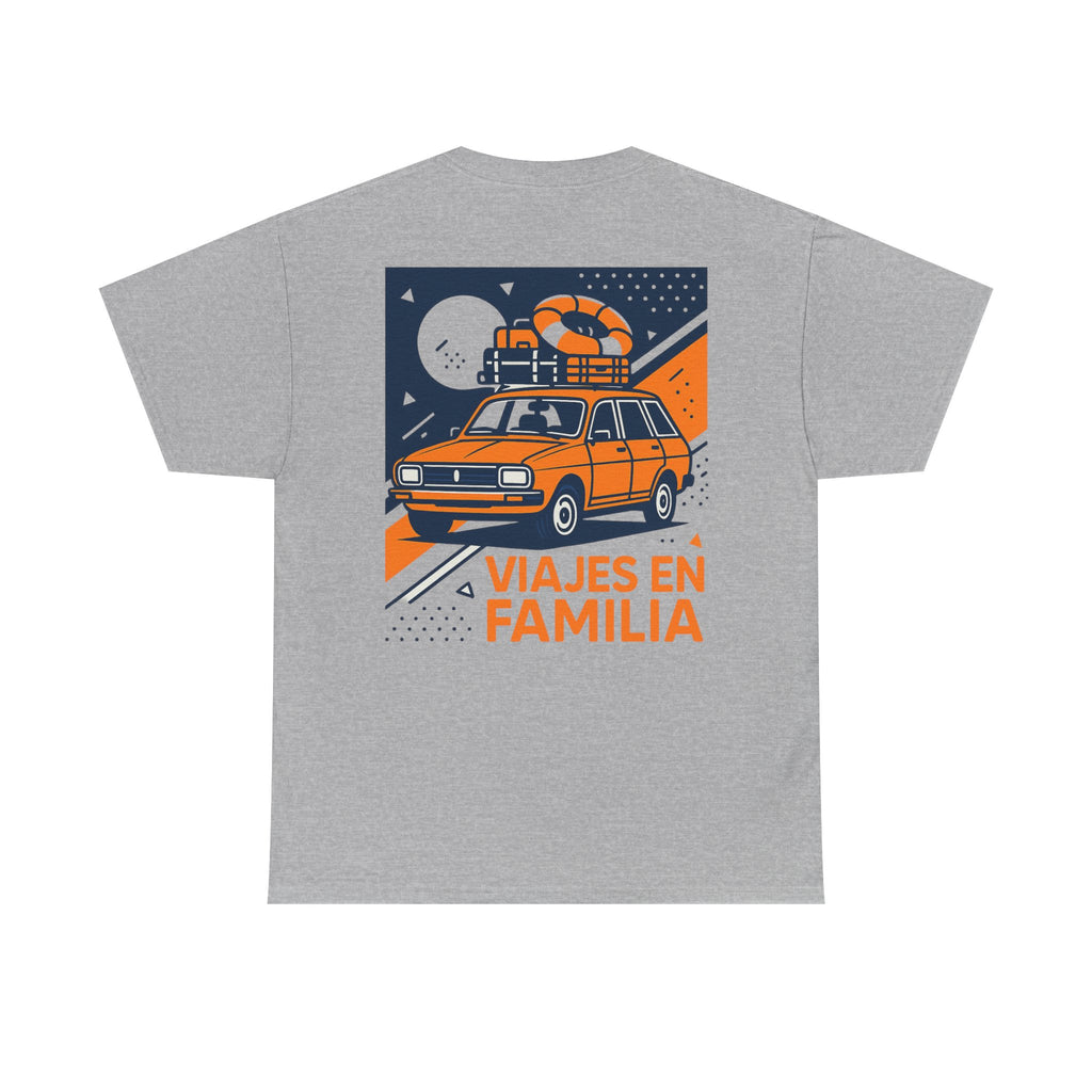 Camiseta Renault 12 Familiar, T-Shirt Retro Viajes 80s, Gen X, Diseño Vintage Vacaciones, ¡Vive la aventura! Camiseta "Viajes en Familia"