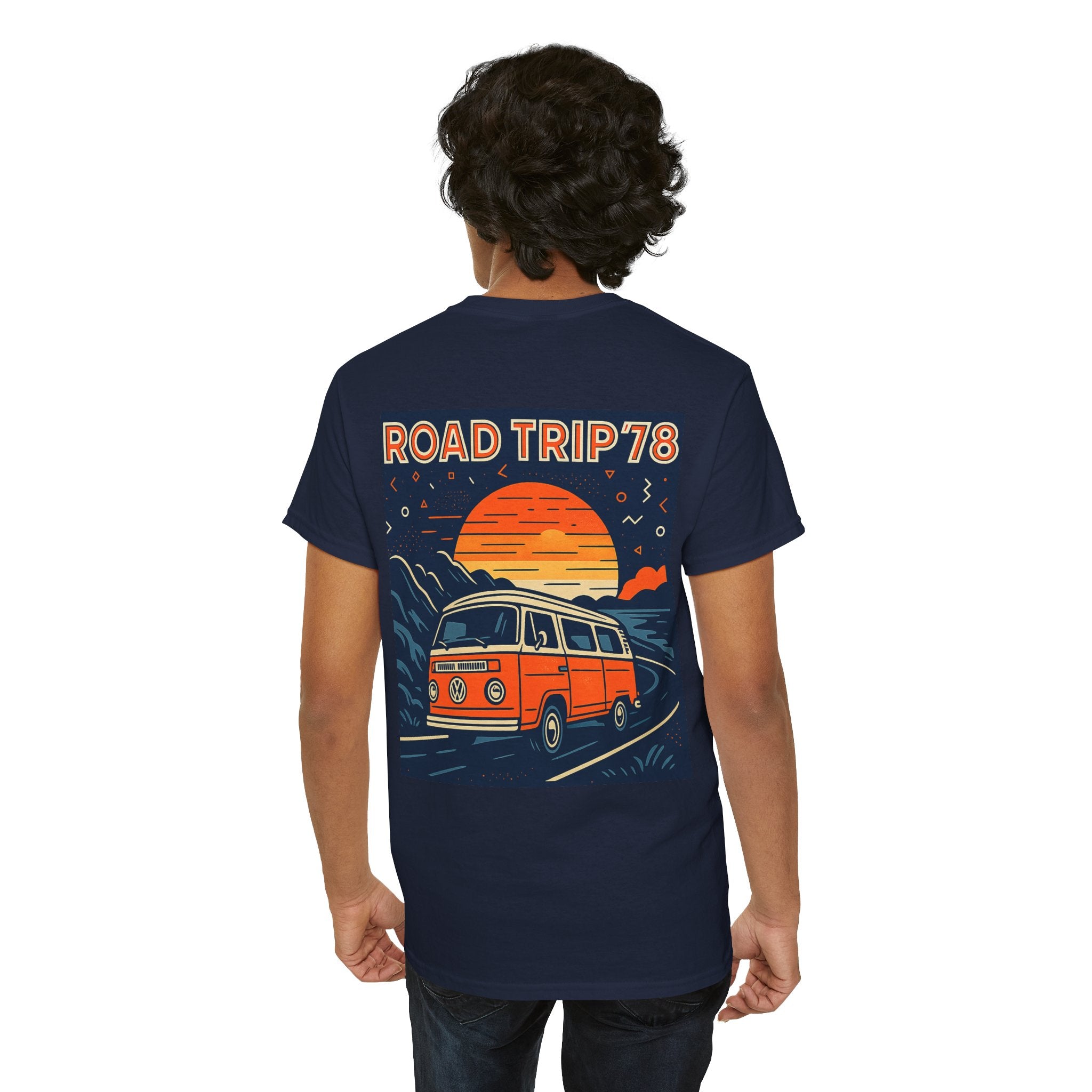 Camiseta Retro Furgoneta Vintage, Road Trip 70s Camiseta Unisex, Viaje en Carretera Estilo 1978, Camiseta Hippie Van Aventura, Travel