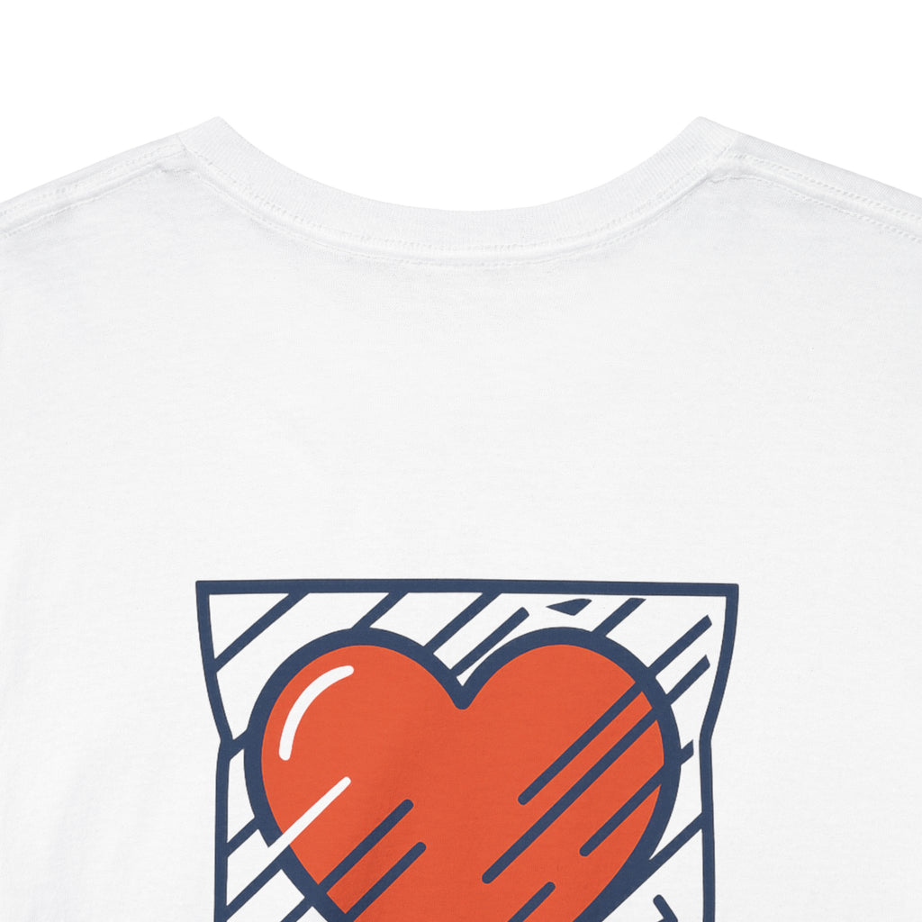 Camiseta El Primer Corazón, T-Shirt Retro Amor 80s, Gen X España, Diseño Nostálgico Dulces de Juguete