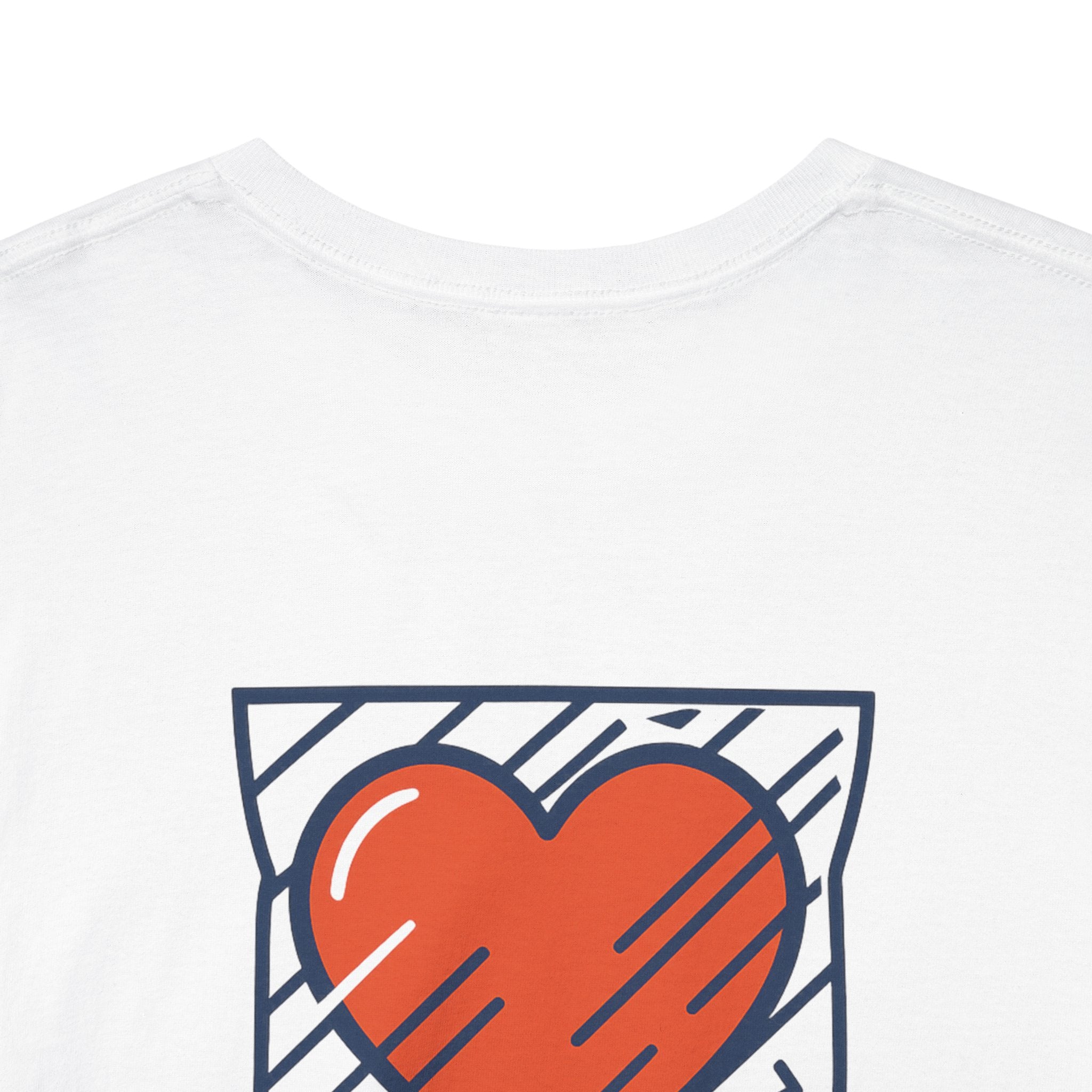 Camiseta El Primer Corazón, T-Shirt Retro Amor 80s, Gen X España, Diseño Nostálgico Dulces de Juguete