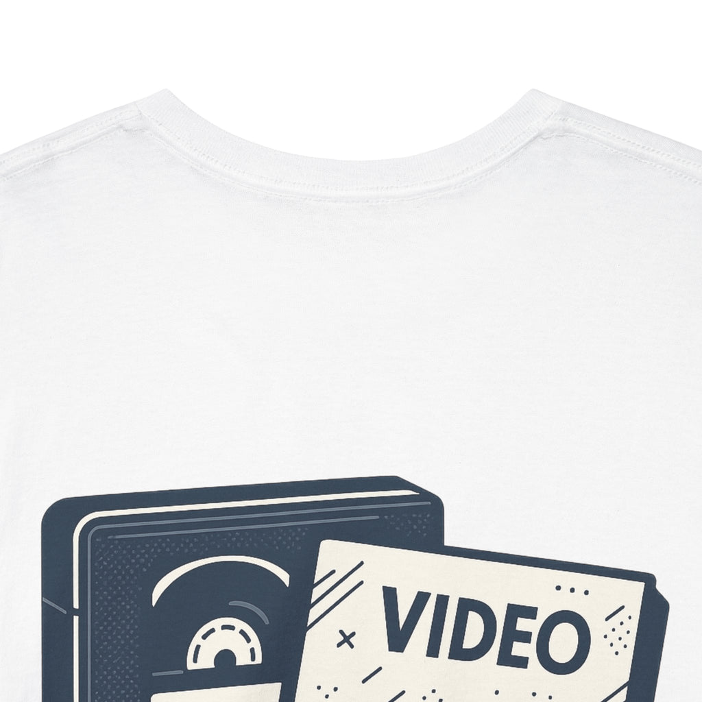 Camiseta VHS Retro, T-Shirt Clásico 80s, Recuerdos de Video, Gen X Nostalgia, Diseño Vintage Películas