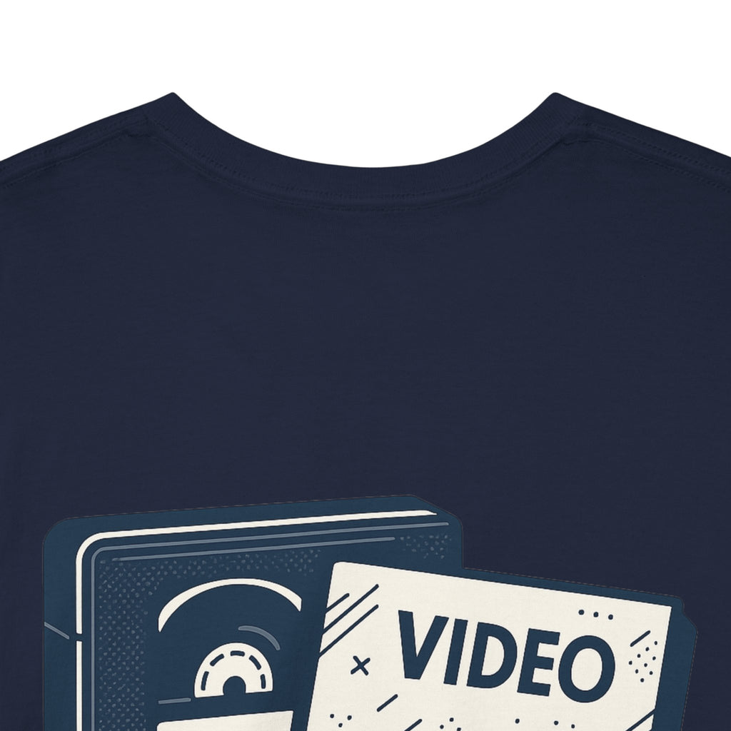 Camiseta VHS Retro, T-Shirt Clásico 80s, Recuerdos de Video, Gen X Nostalgia, Diseño Vintage Películas