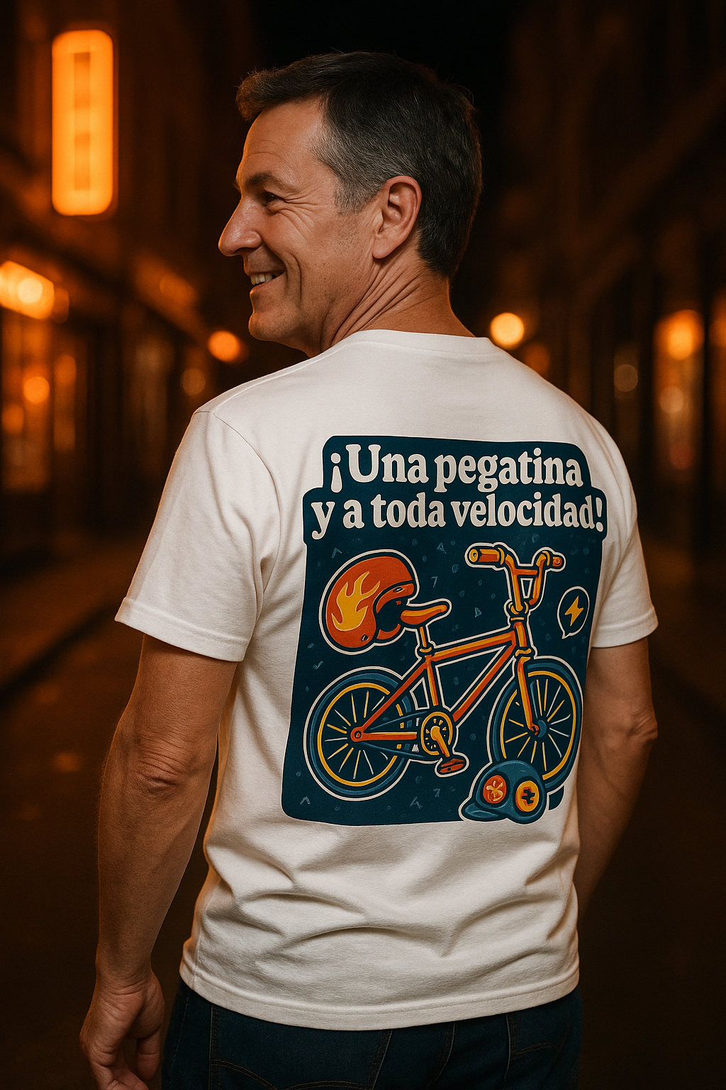 Camiseta Retro Bicicleta Infantil, Camiseta BMX Vintage 80s, Look Nostálgico con Pegatinas, Camiseta Unisex para Aventureros