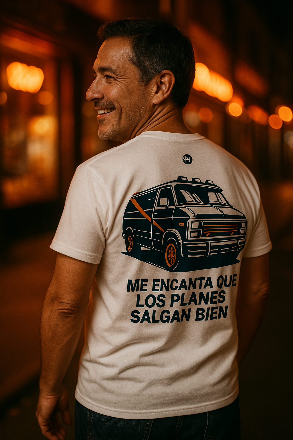 Camiseta Furgoneta Retro, T-Shirt Planes Diversión, Gen X Aventura, Diseño Nostálgico Años 80