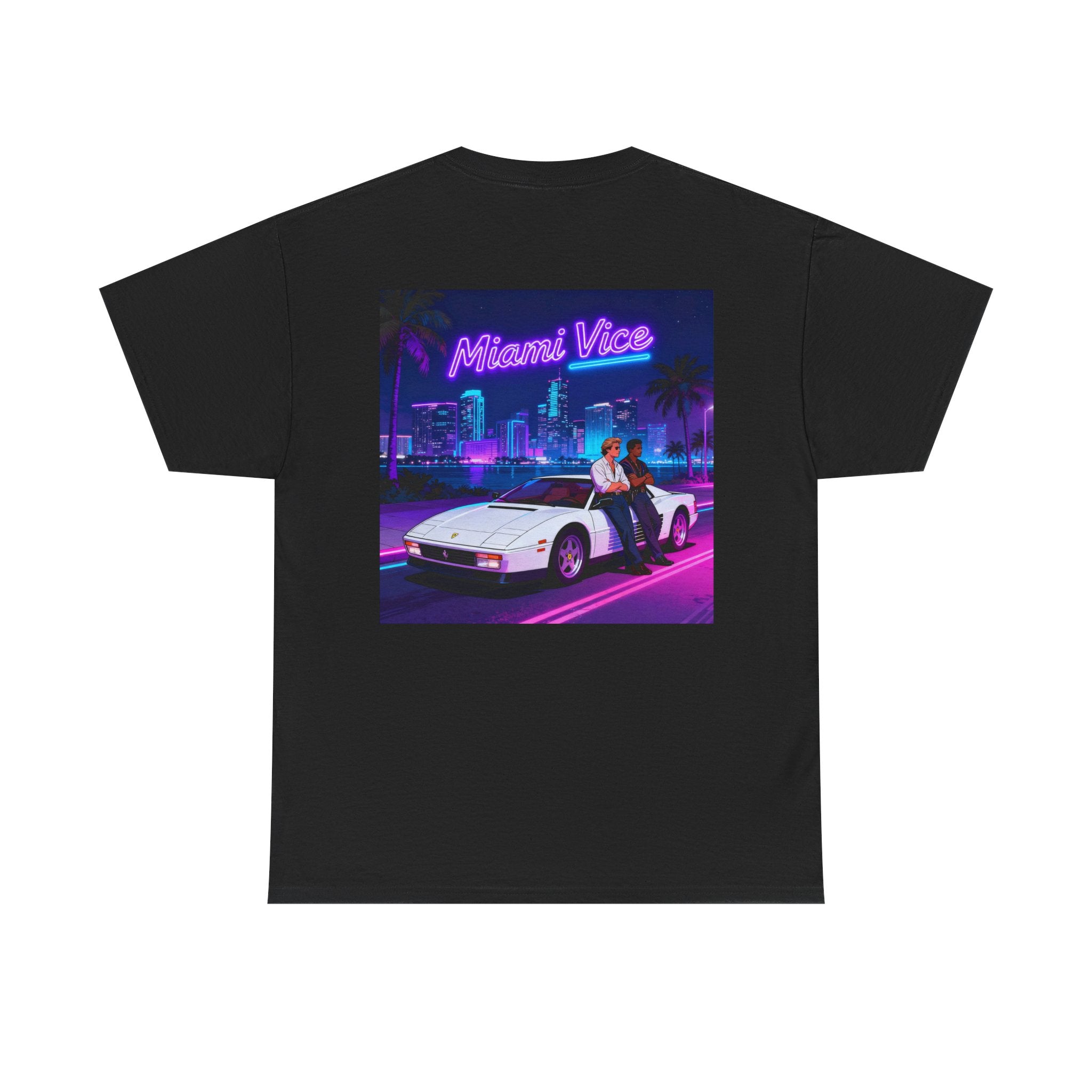 Camiseta Corrupción en Miami, Estilo Retro Años 80, Gen X España, Diseño Vintage Automovilismo