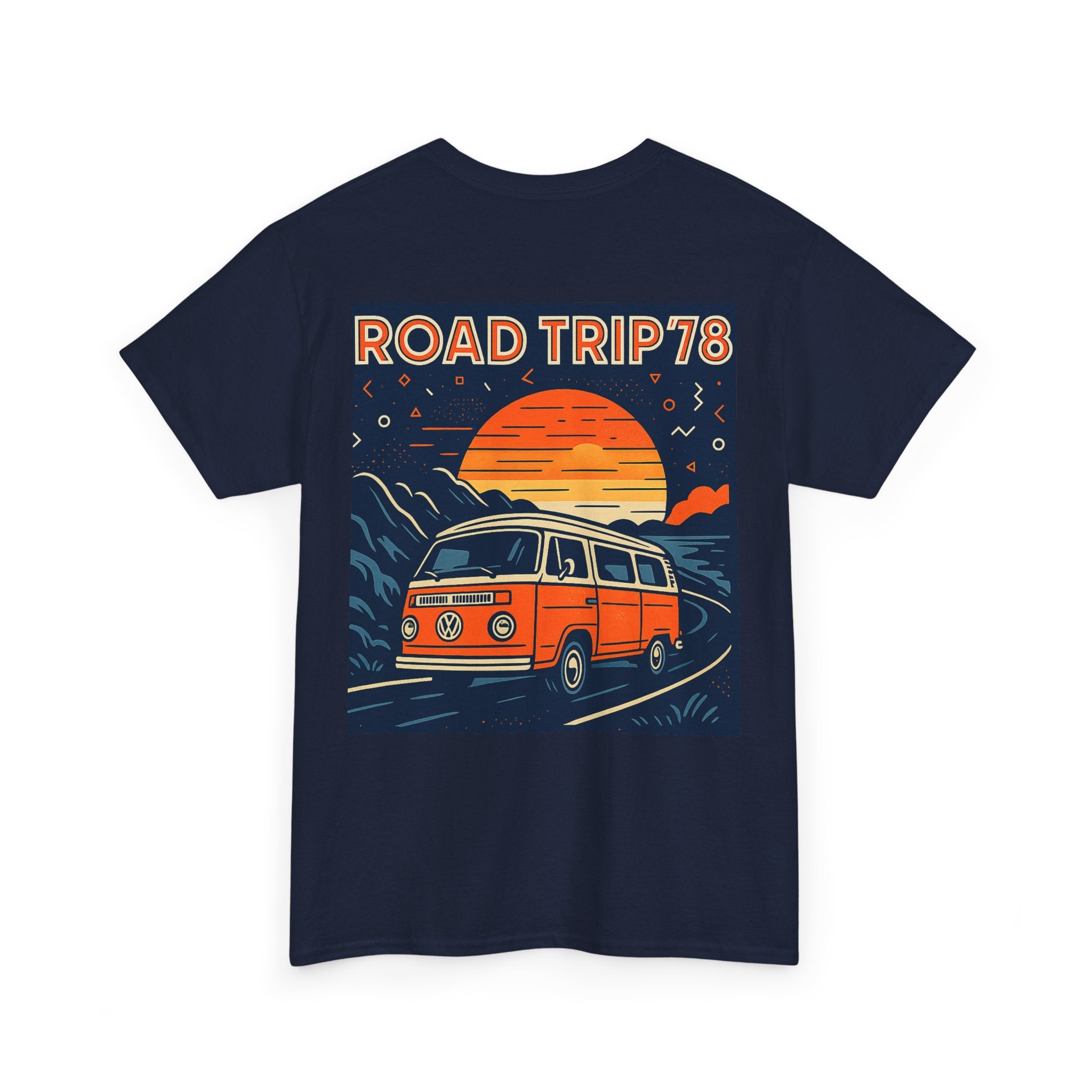 Camiseta Retro Furgoneta Vintage, Road Trip 70s Camiseta Unisex, Viaje en Carretera Estilo 1978, Camiseta Hippie Van Aventura, Travel