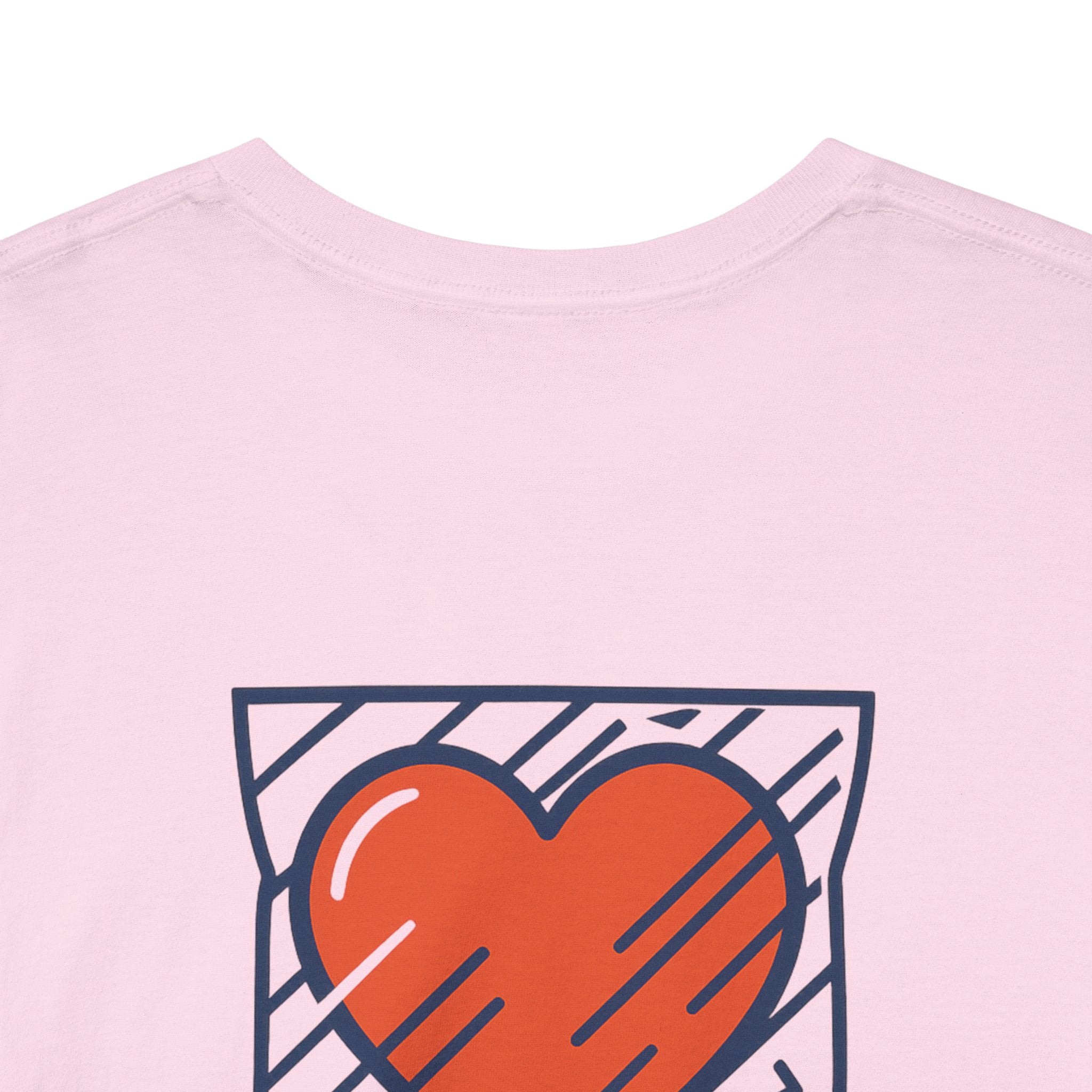 Camiseta El Primer Corazón, T-Shirt Retro Amor 80s, Gen X España, Diseño Nostálgico Dulces de Juguete