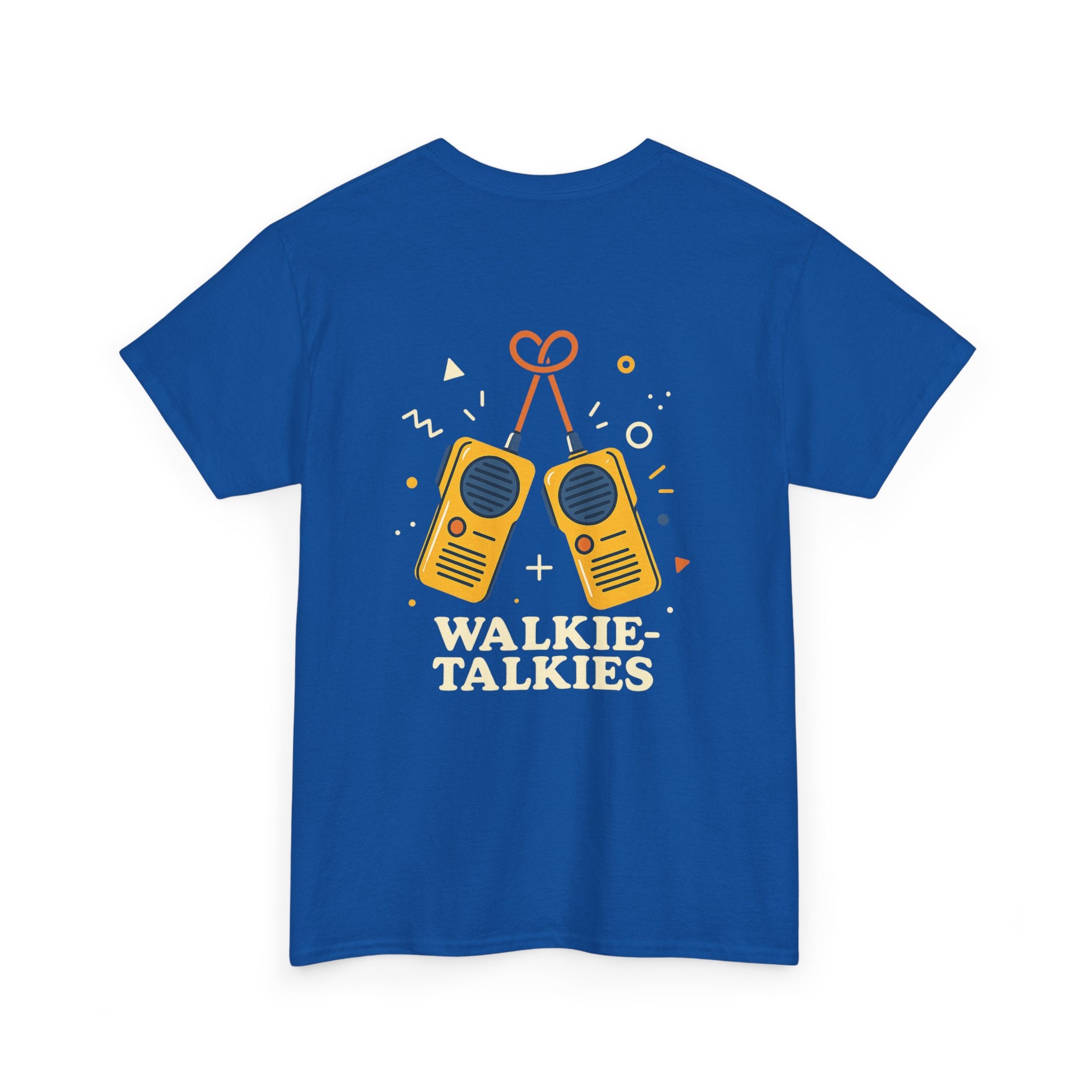 Camiseta Walkie-Talkies, T-Shirt Retro Comunicacion, Gen X España, Diseño Vintage Amistad