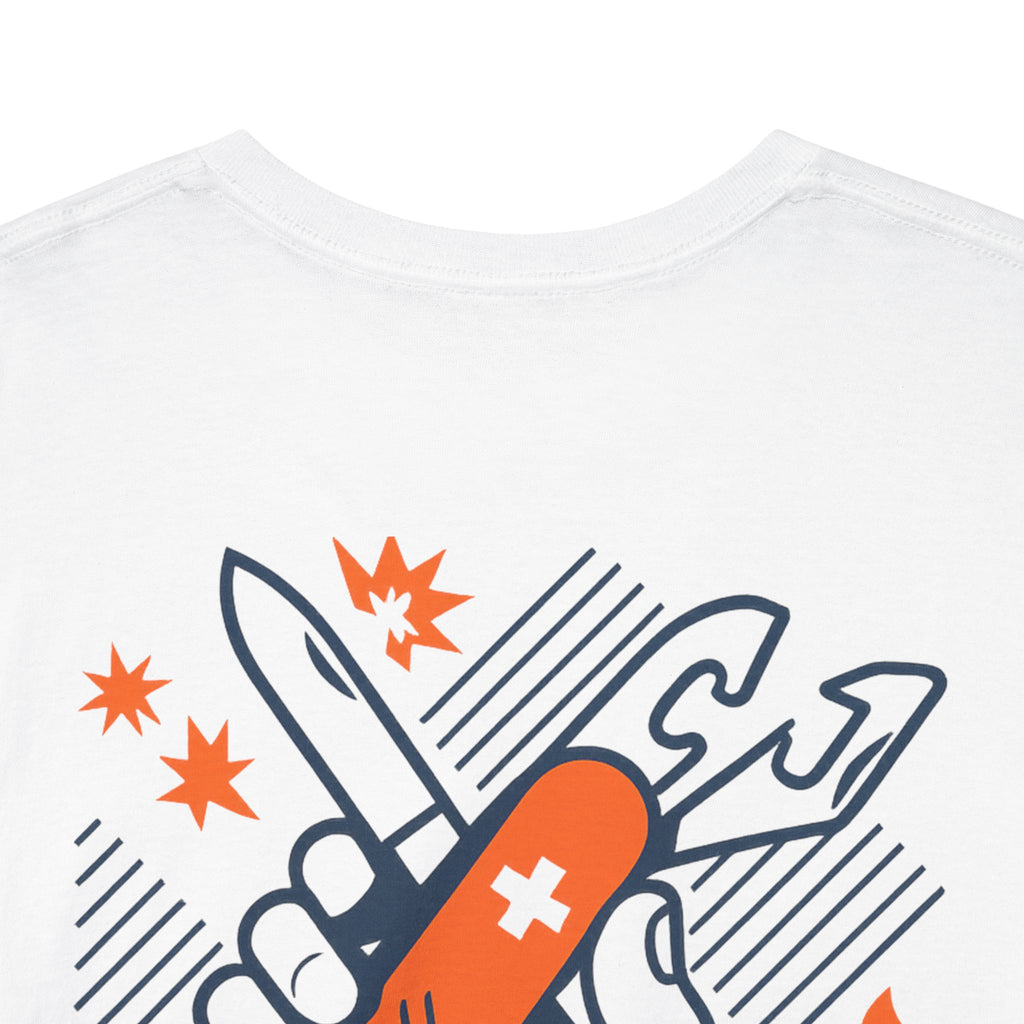 Camiseta Multiusos, T-Shirt Retro para Gen X, Siempre Hay una Solución, Diseño Vintage Aventuras Urbanas