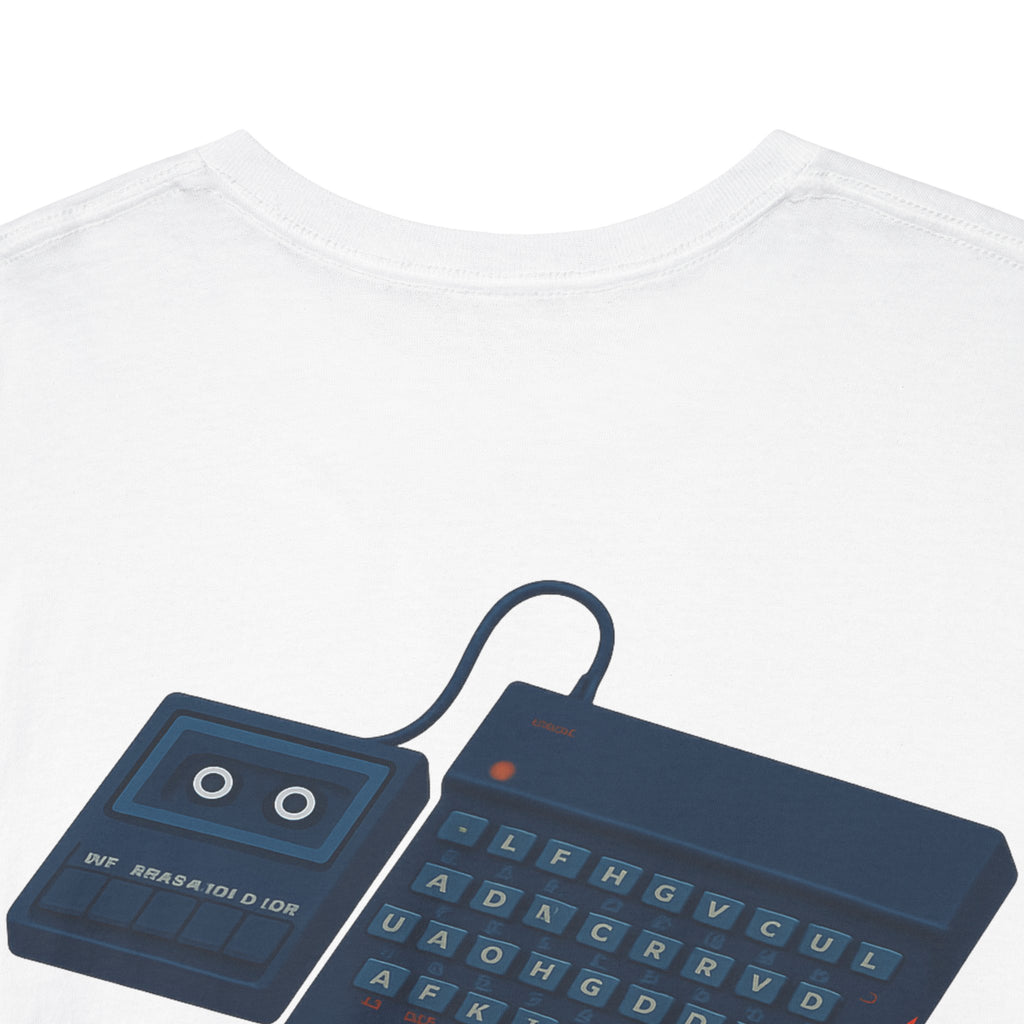 ZX Spectrum, Load & Play, Load "",  Camiseta Retro Unisex con ZX Spectrum, Cassette, Retro Gamer Gift, Gaming Nostalgia, Video Game Apparel