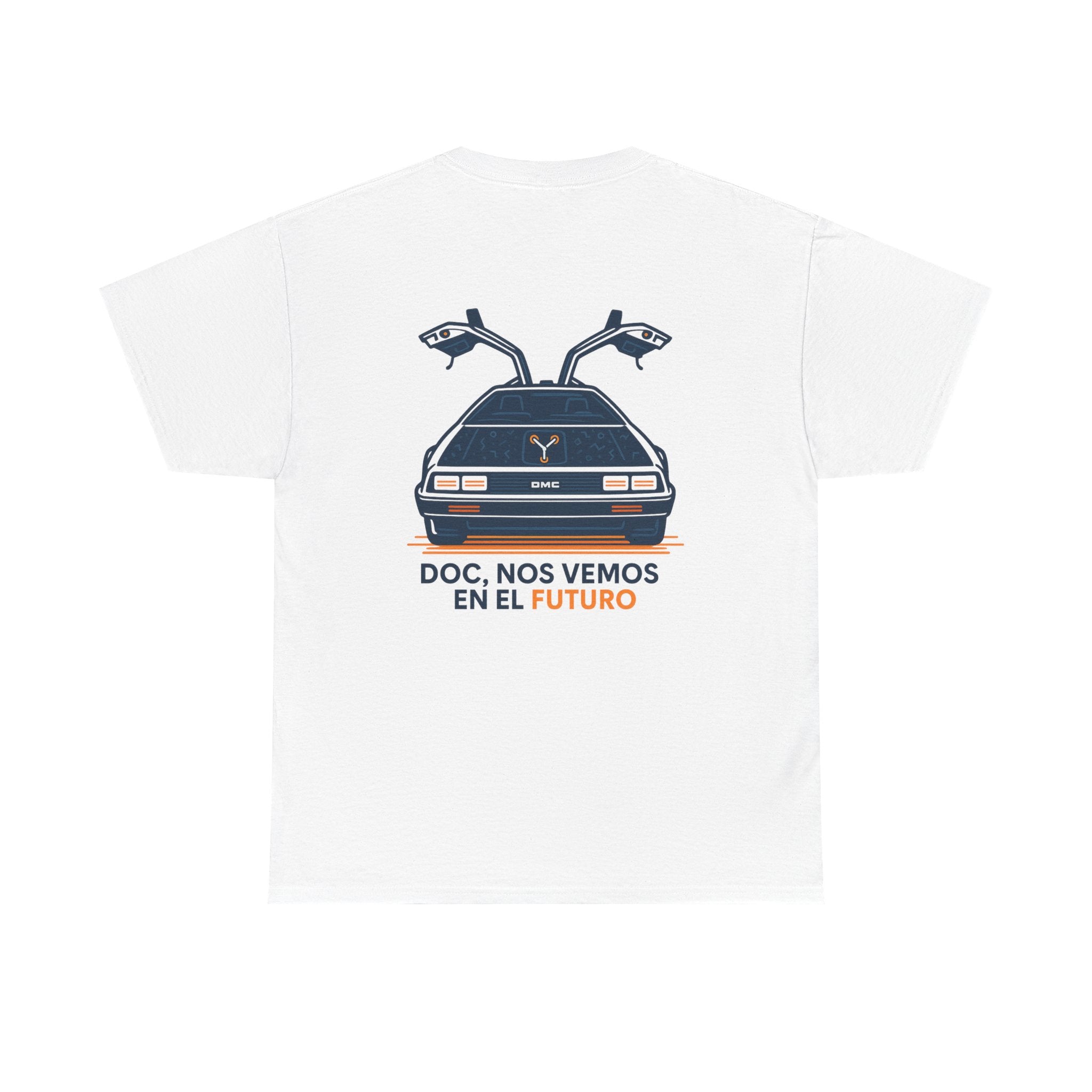 Camiseta DeLorean, T-Shirt Retro Regreso al Futuro, Nostalgia 80s, Diseño Vintage Doc y Marty