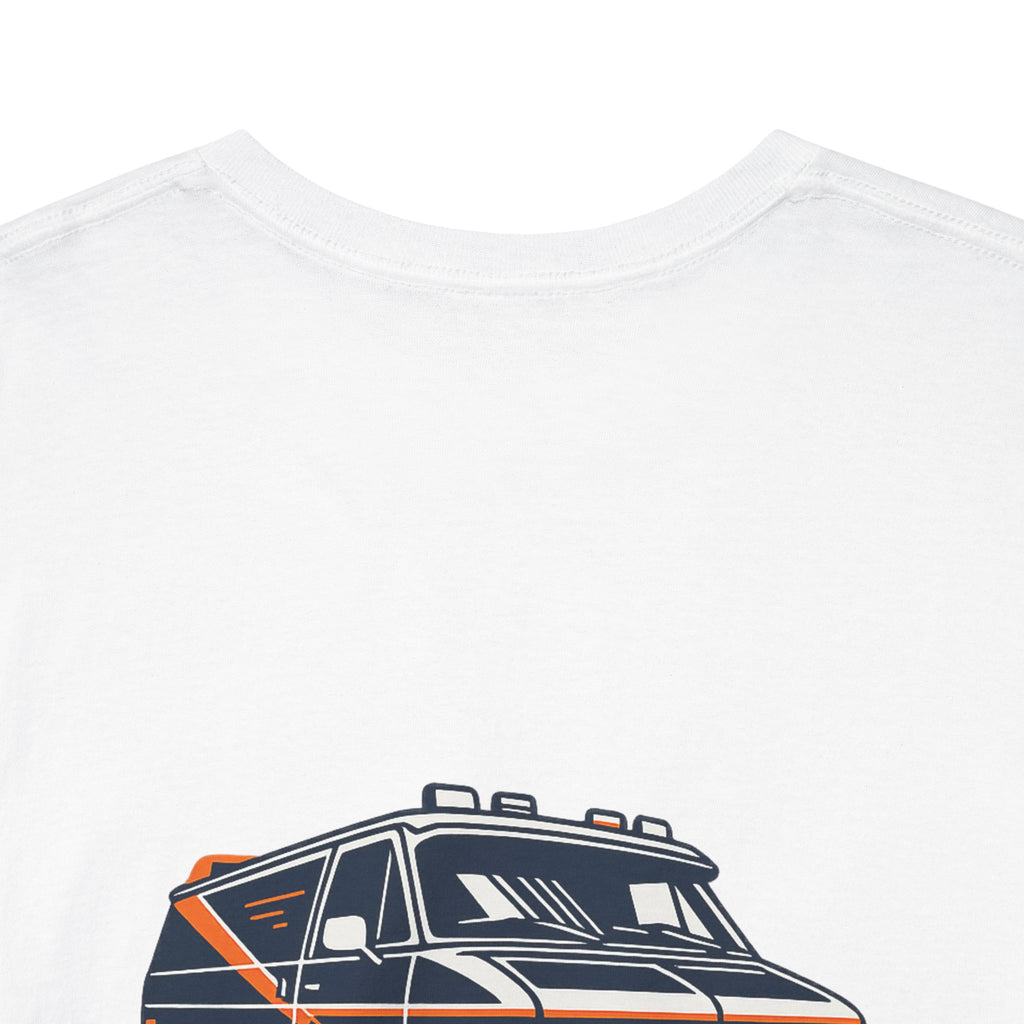 Camiseta Furgoneta Retro, T-Shirt Planes Diversión, Gen X Aventura, Diseño Nostálgico Años 80
