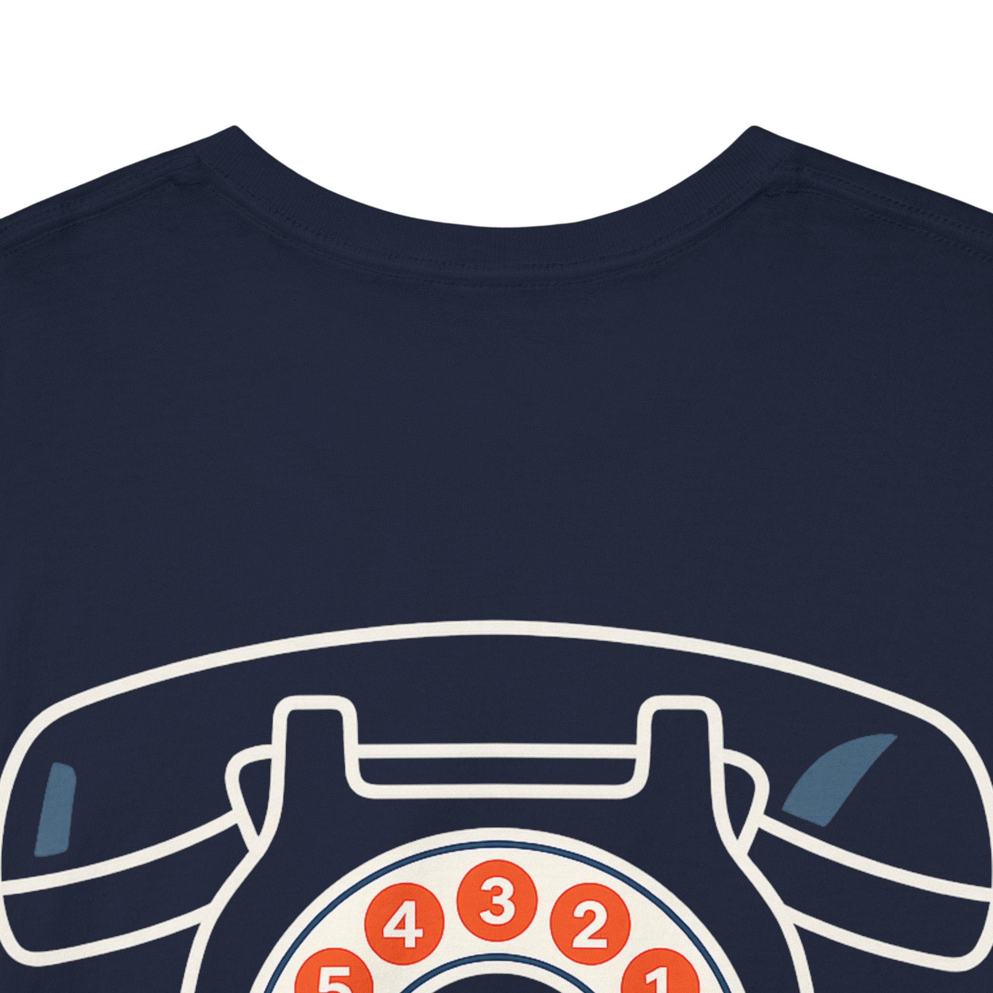 Camiseta Retro Teléfono de Disco, Estilo Vintage 80s