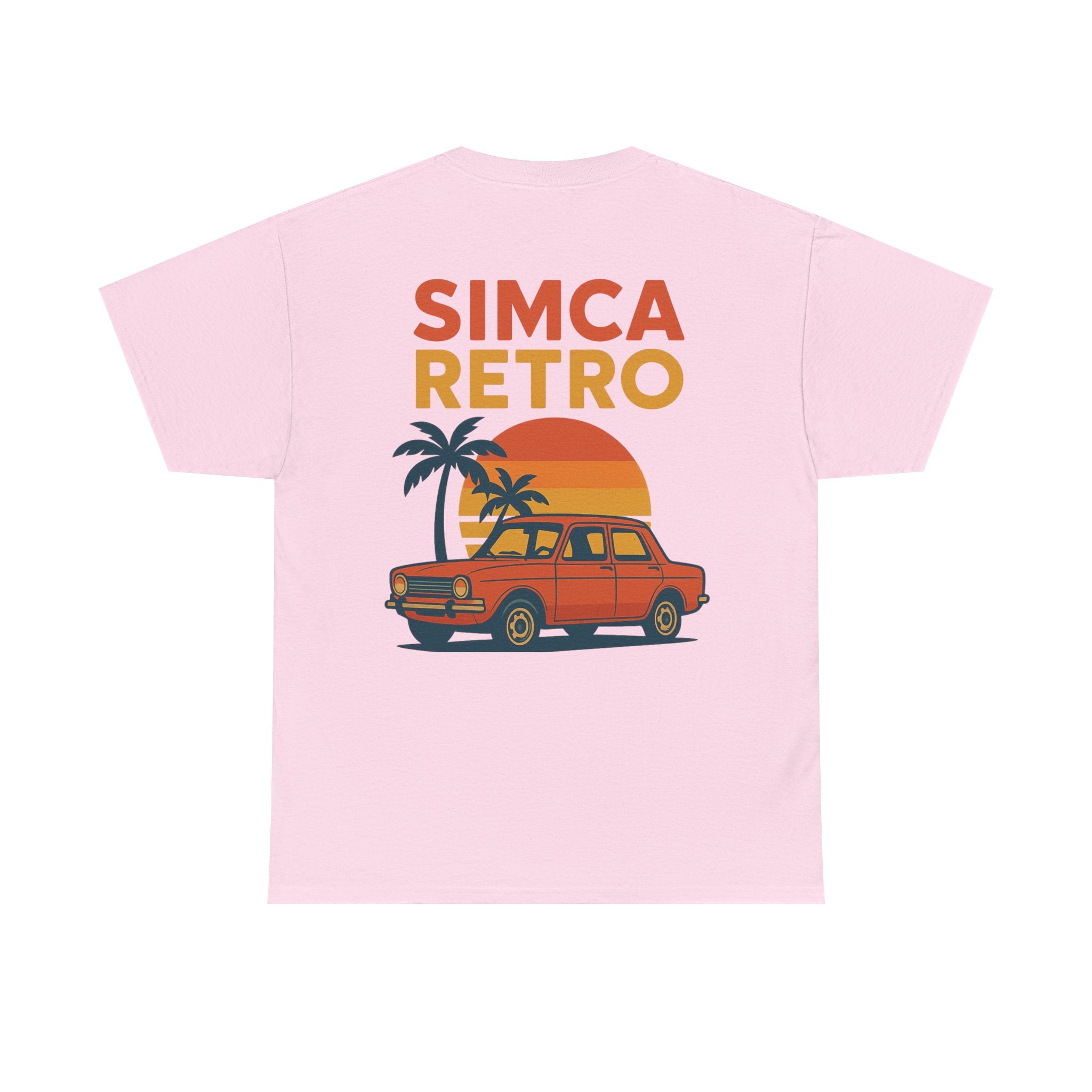 Camiseta Simca Retro, Coche Clásico 70s 80s, Vacaciones Gen X, Estilo Vintage Español, Sunset Car Shirt, Regalo Nostálgico Unisex