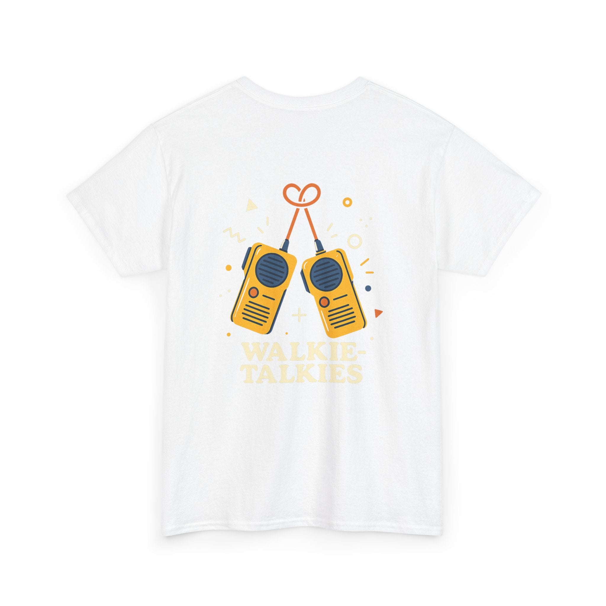 Camiseta Walkie-Talkies, T-Shirt Retro Comunicacion, Gen X España, Diseño Vintage Amistad